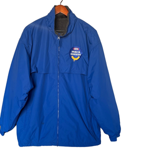 Kraft Mac & Cheese Promo Jacket Men’s XL | Dunbrooke Blue Fleece-Lined Zip Coat